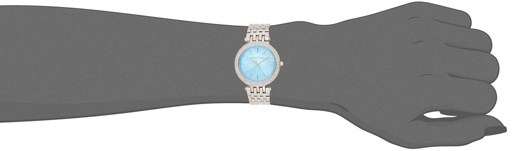 Michael Kors Darci Mother of Pearl Blue Dial Silver Steel Strap Watch for Women - MK3515 Buy Now By Michael Kors