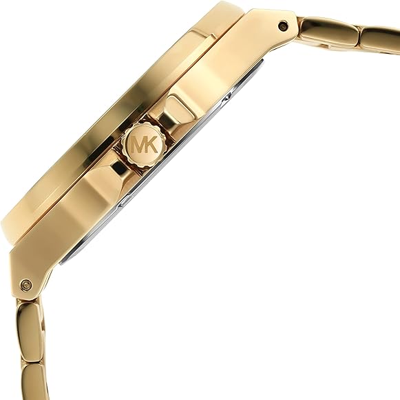 Michael Kors Lennox Three-Hand Quartz Gold Dial Gold Steel Strap Watch For Men - MK8939 Buy Now By Michael Kors
