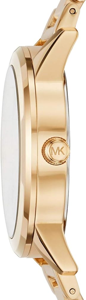 Michael Kors Hartman Analog Quartz Black Dial Gold Steel Strap Watch For Women - MK3647 Buy Now By Michael Kors