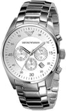 Emporio Armani Sportivo Chronograph Silver Dial Silver Steel Strap Watch For Men - AR5963 Buy Now By Emporio Armani