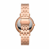 Fossil Jacqueline Analog Moonphase Mother of Pearl White Dial Rose Gold Steel Strap Watch for Women - ES5165 Buy Now By Fossil
