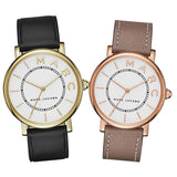 Marc Jacobs Roxy White Dial Black Leather Strap Watch for Women - MJ1532 Buy Now By Marc Jacobs