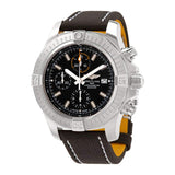 Breitling Avenger Chronograph 45mm Black Dial Black Leather Strap Watch for Men - A13317101B1X1 Buy Now By Breitling