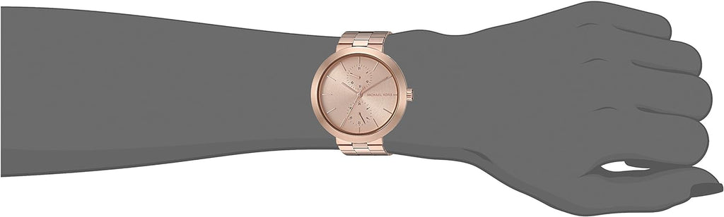 Michael Kors Garner Quartz Rose Gold Dial Rose Gold Steel Strap Watch For Women - MK6409 Buy Now By Michael Kors