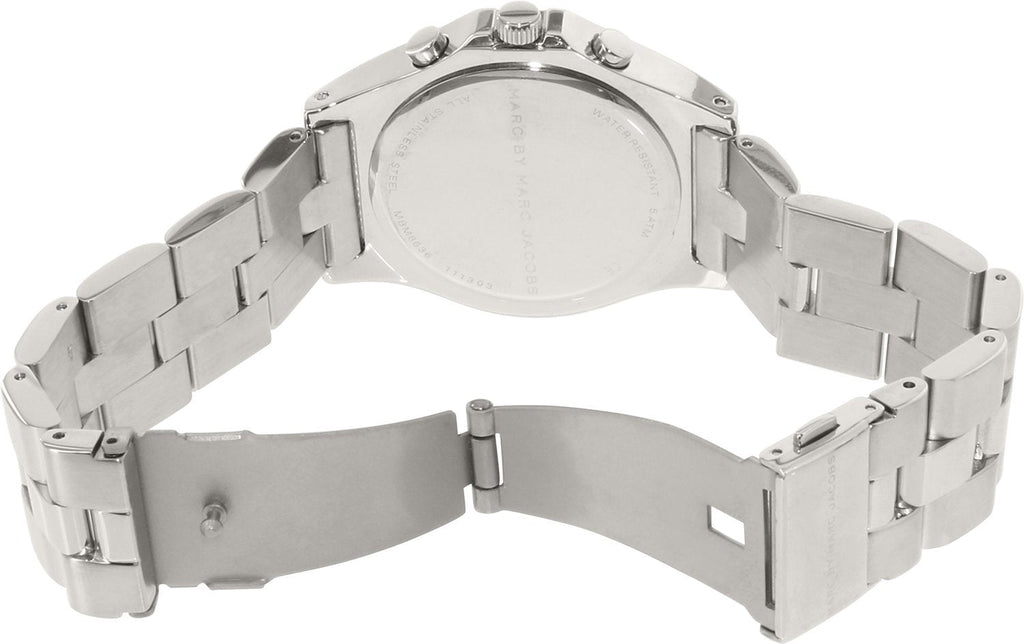 Marc Jacobs Blade Chronograph Brown Dial Silver Steel Strap Watch for Women - MBM8636 Buy Now By Marc Jacobs