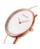 Calvin Klein Seduce White Dial Two Tone Steel Strap Watch for Women - K4E2N616 Buy Now By Calvin Klein