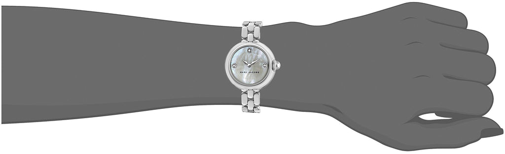 Marc Jacobs Courtney Mother of Pearl White Dial Silver Steel Strap Watch for Women - MJ3459 Buy Now By Marc Jacobs
