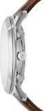 Fossil Neutra Chronograph White Dial Brown Leather Strap Watch for Men - FS5380 Buy Now By Fossil