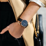 Daniel Wellington Petite Ashfield Black Dial Black Mesh Bracelet Watch Watch For Women - DW00100201 Buy Now By Daniel Wellington