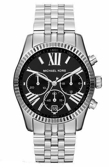 Michael Kors Runway Chronograph Black Dial Silver Steel Strap Watch For Women - MK5708 Buy Now By Michael Kors