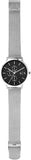 Armani Exchange Cayde Chronograph Black Dial Silver Mesh Strap Watch For Men - AX2714 Buy Now By Armani Exchange