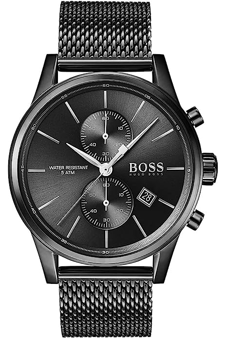 Hugo Boss Associate Grey Dial Grey Mesh Bracelet Watch for Men - 1513870 Buy Now By Hugo Boss