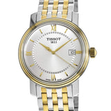 Tissot T Classic Bridgeport Silver Dial Two Tone Mesh Bracelet Watch For Men - T097.410.22.038.00 Buy Now By Tissot