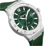 Salvatore Ferragamo F-80 Classic Green Dial Green Rubber Strap Watch for Men - SFHY02722 Buy Now By Salvatore Ferragamo