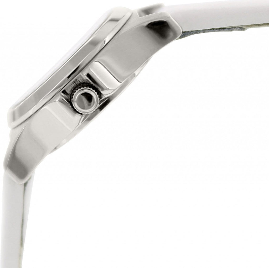 Marc Jacobs Henry Dinky White Dial White Leather Strap Watch for Women - MBM1234 Buy Now By Marc Jacobs