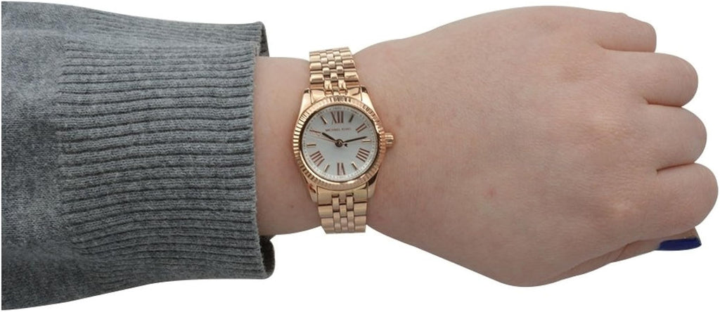 Michael Kors Lexington Quartz White Dial Rose Gold Steel Strap Watch For Women - MK3230 Buy Now By Michael Kors
