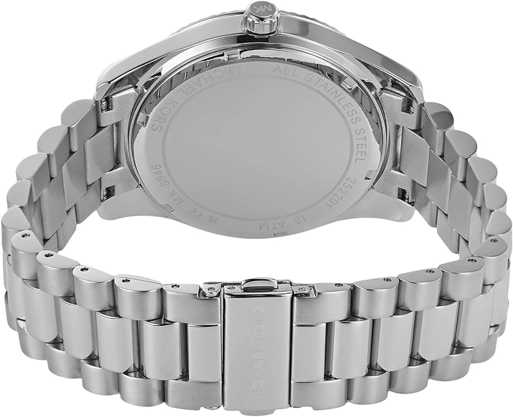 Michael Kors Lexington Quartz Black Dial Silver Steel Strap Watch For Women - MK8946 Buy Now By Michael Kors