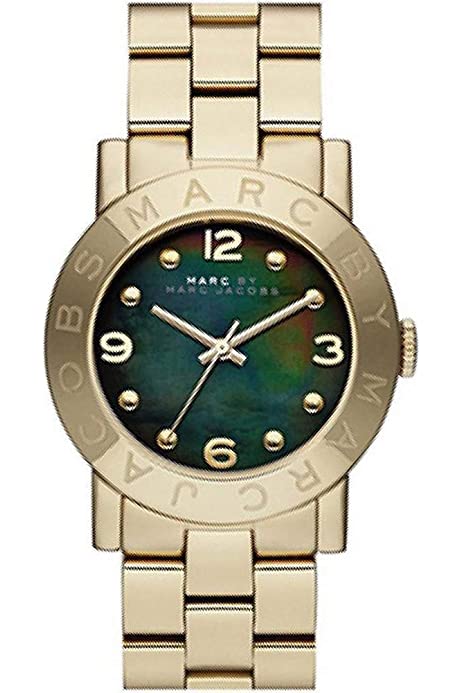 Marc Jacobs Amy Green Dial Gold Steel Strap Watch for Women - MBM8609 Buy Now By Marc Jacobs