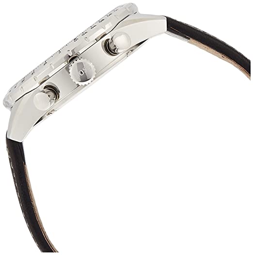 Hugo Boss Aero Chronograph Black Dial Black Leather Strap Watch for Men - 1513770 Buy Now By Hugo Boss