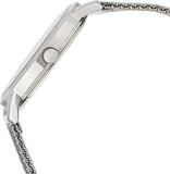 Guess Analog Black Dial Silver Mesh Bracelet Watch for Men - W1263G1 Buy Now By Guess