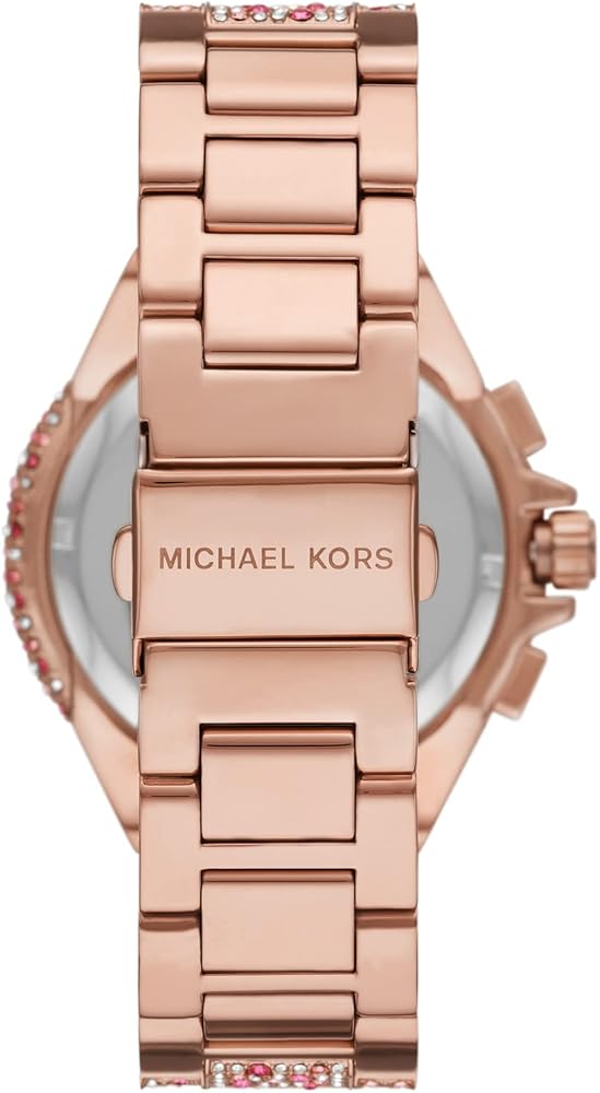 Michael Kors Camille Chronograph Mother of Pearl Dial Rose Gold Steel Strap Watch for Women - MK7272 Buy Now By Michael Kors