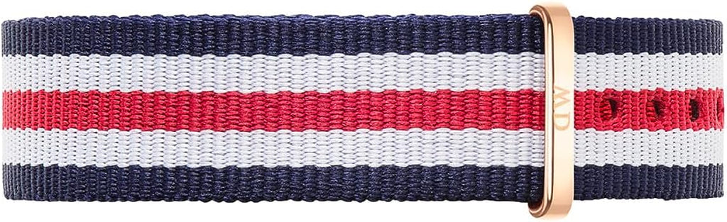 Daniel Wellington Classic Canterbury White Dial Two Tone NATO Strap Watch For Women - DW00100030 Buy Now By Daniel Wellington