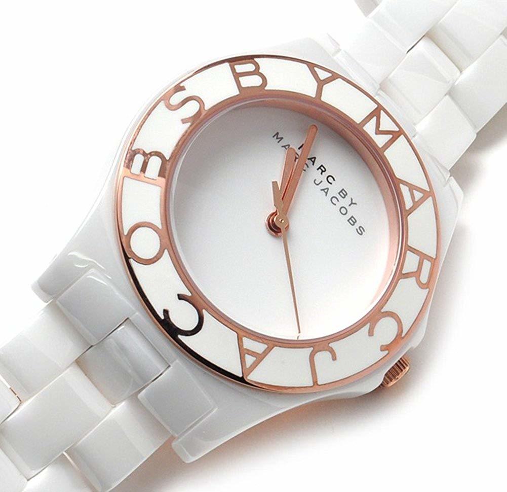 Marc Jacobs Blade White Dial White Ceramic Strap Watch for Women - MBM9502 Buy Now By Marc Jacobs