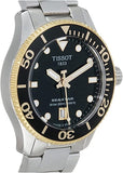 Tissot Seastar 1000 Powermatic 80 Black Dial Two Tone Steel Strap Watch For Men - T120.407.22.051.00 Buy Now By Tissot