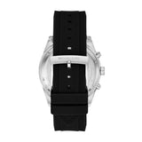 Michael Kors Hadyn Chronograph Silver Dial Black Rubber Strap Watch for Women - MK7486 Buy Now By Michael Kors