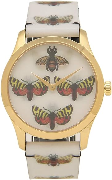 Gucci G Timeless Quartz White Dial White Leather Strap Watch For Women - YA1264109 Buy Now By Gucci