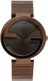 Gucci Interlocking XL Brown Dial Brown Steel Strap Watch For Men - YA133211 Buy Now By Gucci