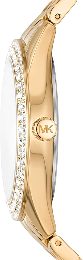 Michael Kors Harlowe Three-Hand Quartz Gold Dial Gold Steel Strap Watch For Women - MK4709 Buy Now By Michael Kors