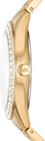 Michael Kors Harlowe Three-Hand Quartz Gold Dial Gold Steel Strap Watch For Women - MK4709 Buy Now By Michael Kors