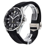 Tag Heuer Aquaracer Black Dial Black Rubber Strap Watch for Men - WAY111A.FT6151 Buy Now By Tag Heuer