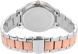 Michael Kors Layton Three Hand Pink Dial Two Tone Steel Strap Watch For Women - MK6894 Buy Now By Michael Kors