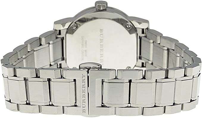 Burberry The City Diamonds Silver Dial Silver Steel Strap Watch for Women - BU9229 Buy Now By Burberry