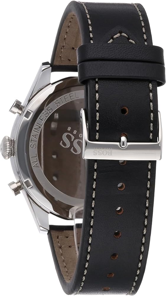 Hugo Boss Pioneer Chronograph Black Dial Black Leather Strap Watch For Men - 1513708 Buy Now By Hugo Boss