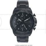 Fossil Bronson Chronograph Black Dial Black Steel Strap Watch for Men - FS5853 Buy Now By Fossil