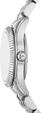 Michael Kors Lexington Three-Hand Silver Dial Silver Steel Strap Watch for Women - MK4843 Buy Now By Michael Kors