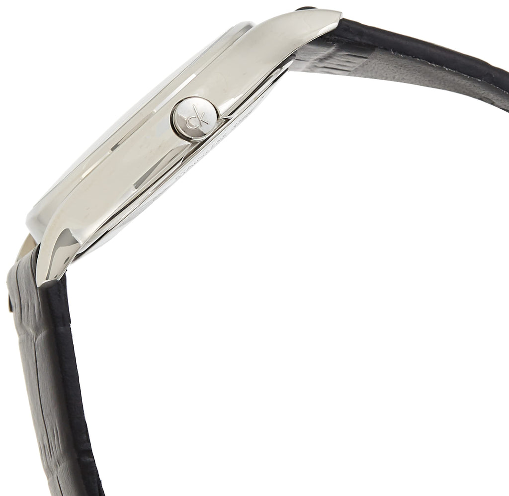 Calvin Klein Skirt Black Dial Black Leather Strap Watch for Women - K2U231C1 Buy Now By Calvin Klein