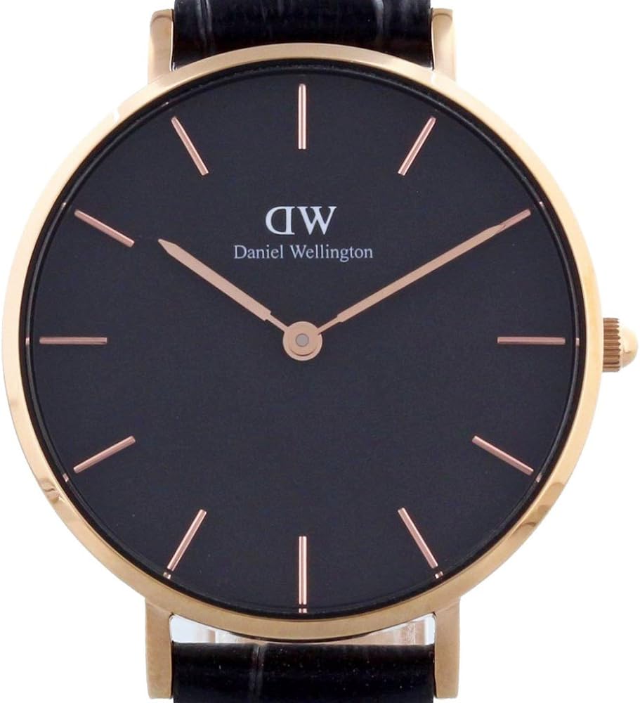 Daniel Wellington Classic Petite Reading Black Dial Black Leather Strap Watch For Women - DW00100167 Buy Now By Daniel Wellington