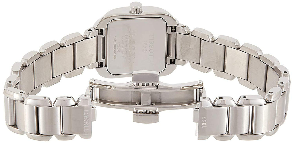 Tissot T Wave Diamonds Mother of Pearl Dial Silver Steel Strap Watch for Women - T02.1.285.74 Buy Now By Tissot