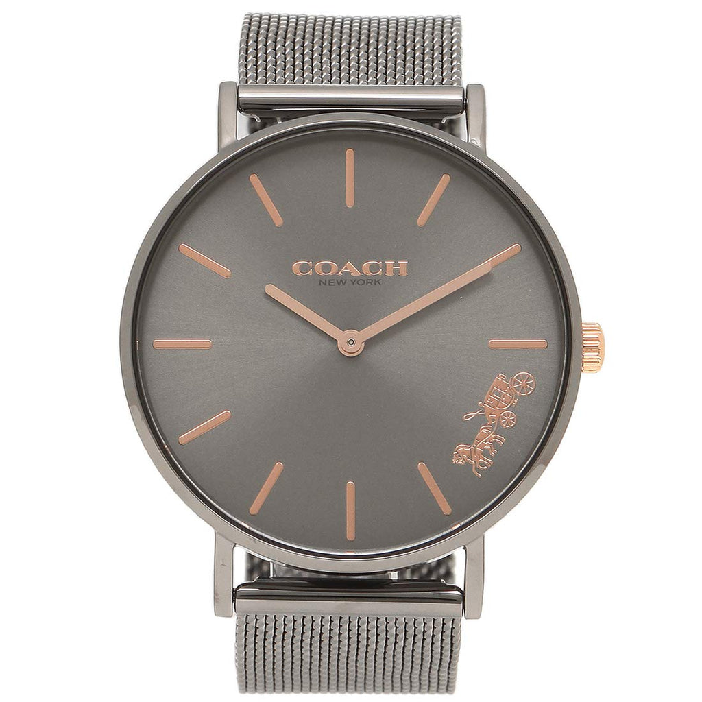 Coach Perry Grey Dial Grey Mesh Bracelet Watch for Women - 14503127 Buy Now By Coach