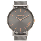 Coach Perry Grey Dial Grey Mesh Bracelet Watch for Women - 14503127 Buy Now By Coach
