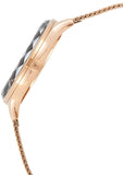 Swarovski Octea Nova Black Dial Rose Gold Mesh Bracelet Watch for Women - 5430424 Buy Now By Swarovski