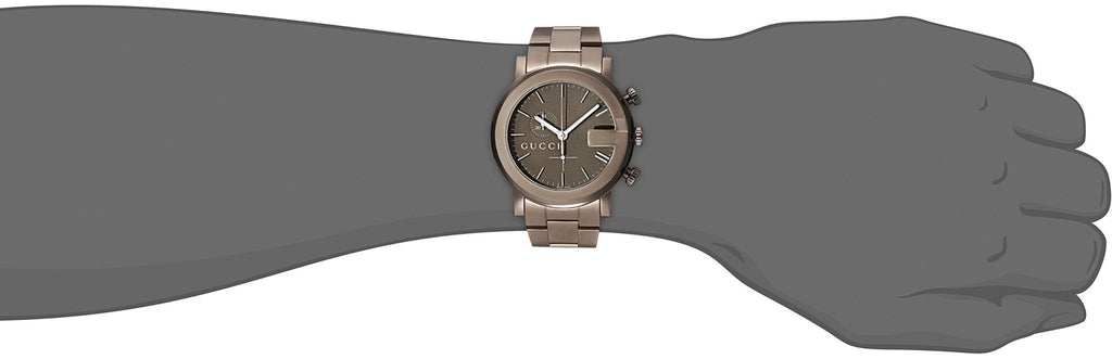 Gucci G Chrono Brown Dial Brown Steel Strap Watch For Men - YA101341 Buy Now By Gucci