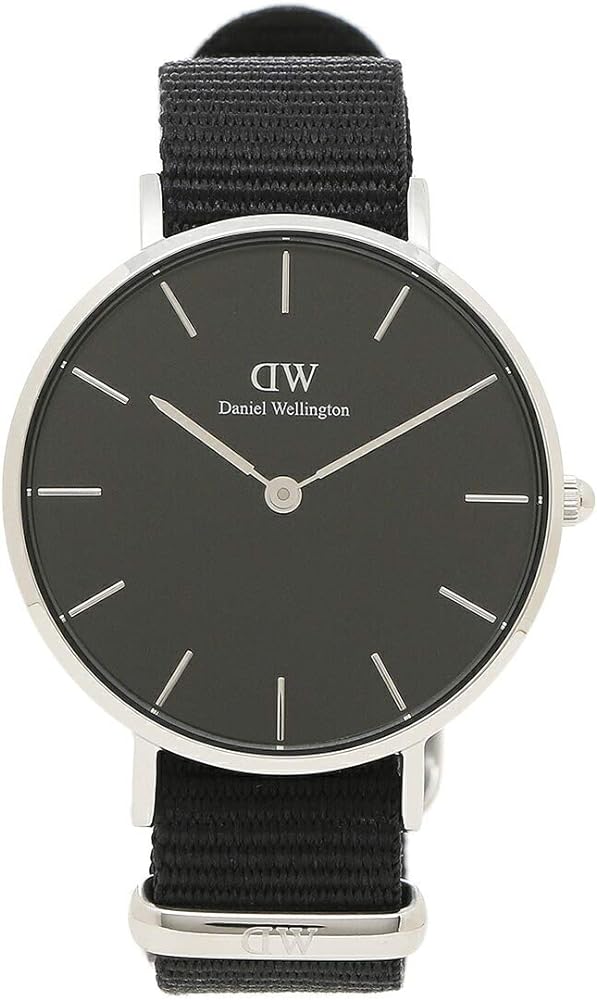 Daniel Wellington Classic Bayswater Black Dial Black NATO Strap Watch For Women - DW00100282 Buy Now By Daniel Wellington