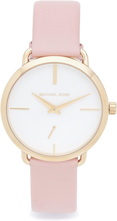 Michael Kors Portia Quartz White Dial Pink Leather Strap Watch For Women - MK2659 Buy Now By Michael Kors