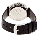 Calvin Klein Skirt Black Dial Black Leather Strap Watch for Women - K2U231CS Buy Now By Calvin Klein