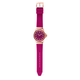 Michael Kors Everest Pave Crystals Pink Dial Pink Rubber Strap Watch for Women - MK7441 Buy Now By Michael Kors
